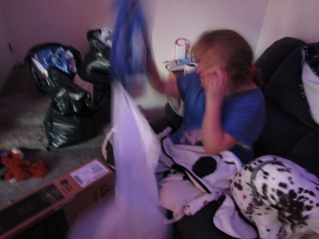 Melissa and Christmas present